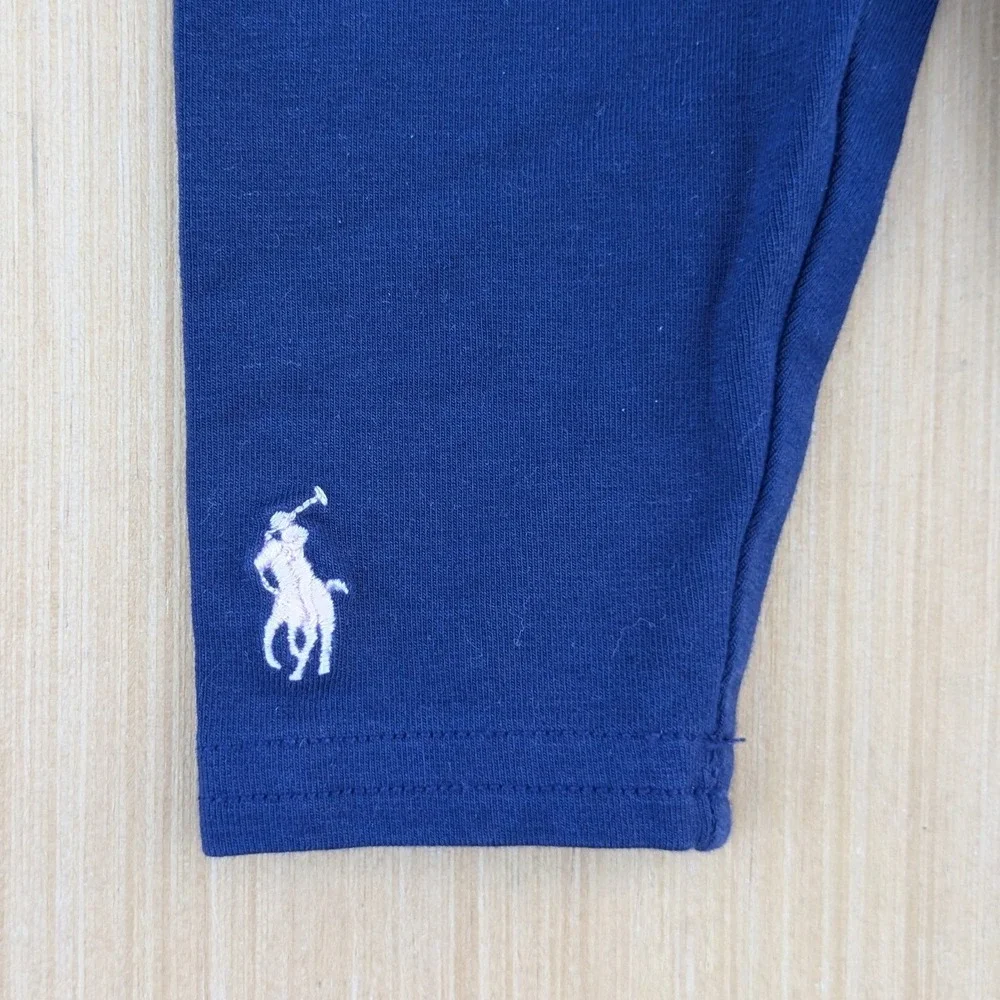 Ralph Lauren Leggings Logo Navy Blue‎ Toddler 6M